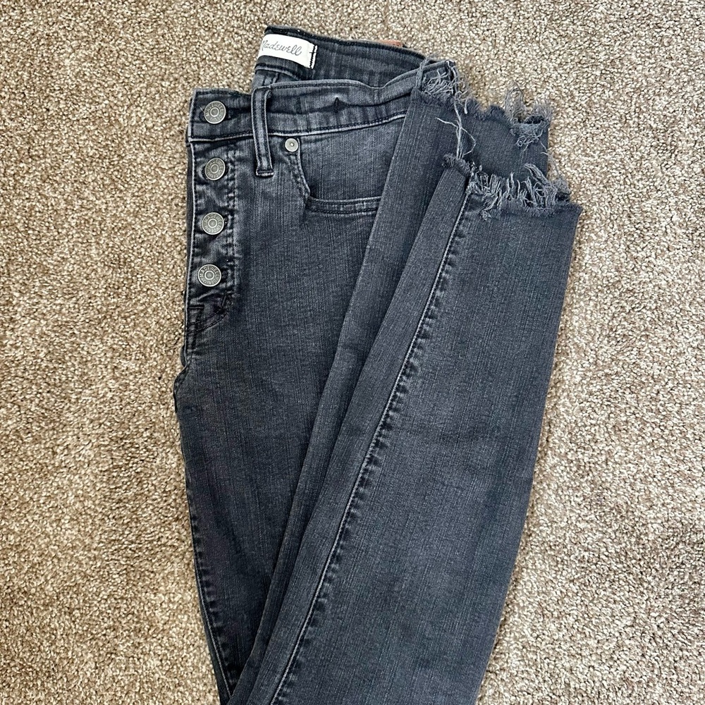 Madewell Gray Skinny Jeans